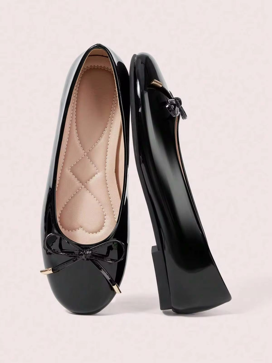 CUCCOO DOLLMOD Women's Flats, Round Toe Ballet Flats, Comfortable Slip-On Dress Business Leisure Work Office Ballet Shoes Flats